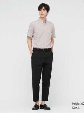 Uniqlo Black Dress Pants - Classic Straight Fit